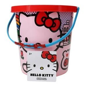 Hello Kitty Multi-Purpose Bucket - NWT 8.13x7.25in Summer Crafts Holiday Toys